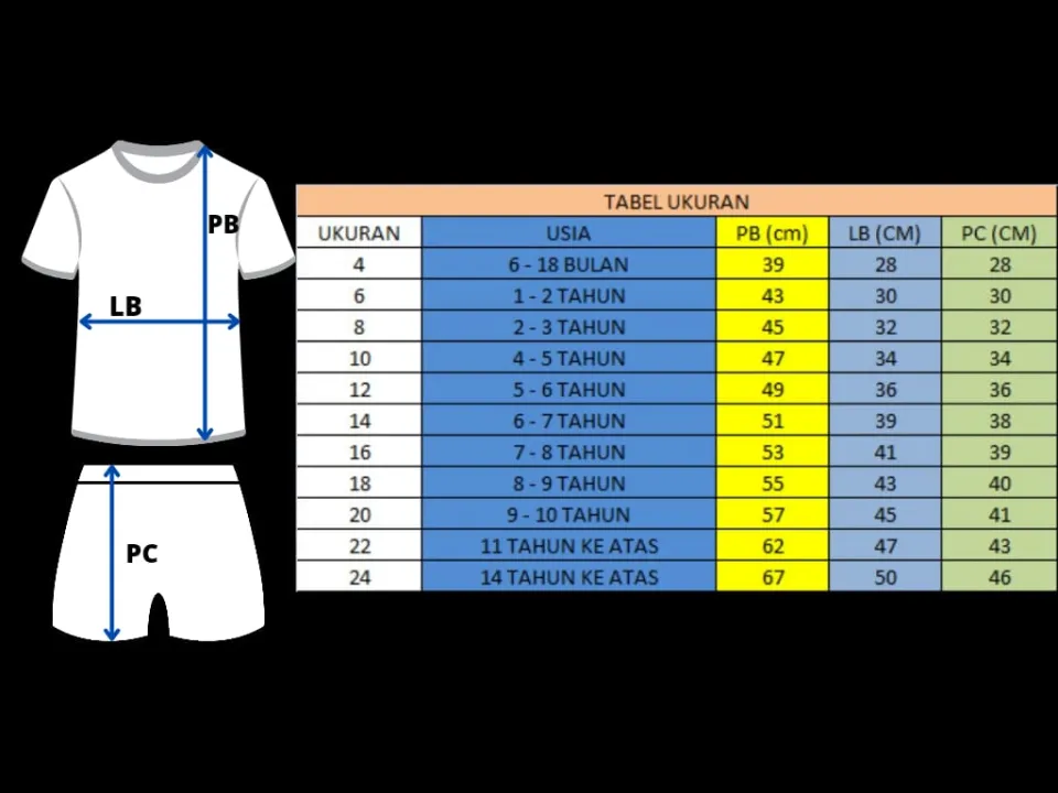Baju bola anak/ kaos bola anak/ jersey bola anak/ setelan bola