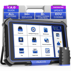 MUCAR VO8 Bi-Directional Scan Tool OEM Full Systems OBD2 Scanner Diagnostic Tools ECU Coding 34+ Resets Automotive Tools
