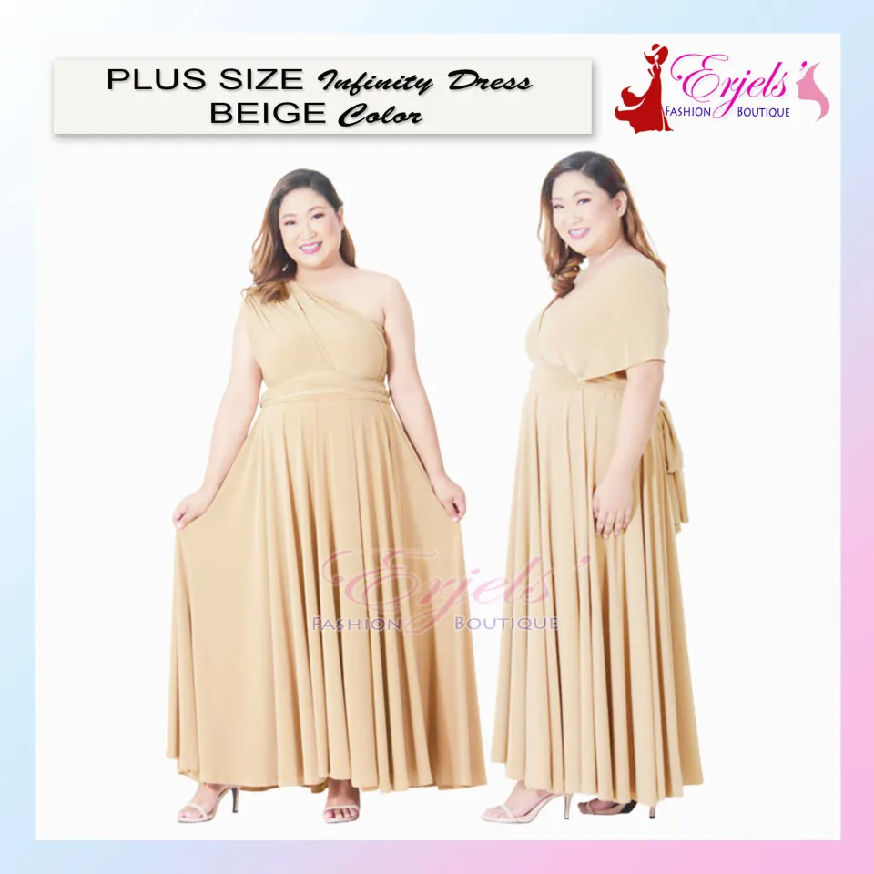 Cream colored clearance plus size dress