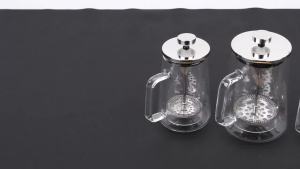 French Press Coffee Maker Small French Press Glass Single Serve Coffee Press Tea Press for loose TeaFrench Press Single Serve French Coffee Press (12 OZ)