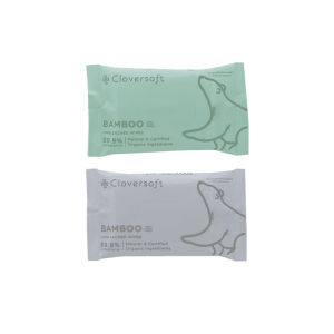 Cloversoft Plant-Based Unbleached Bamboo Antibacterial Organic Wet Wipes | Wet Tissue | Safe For Kids
