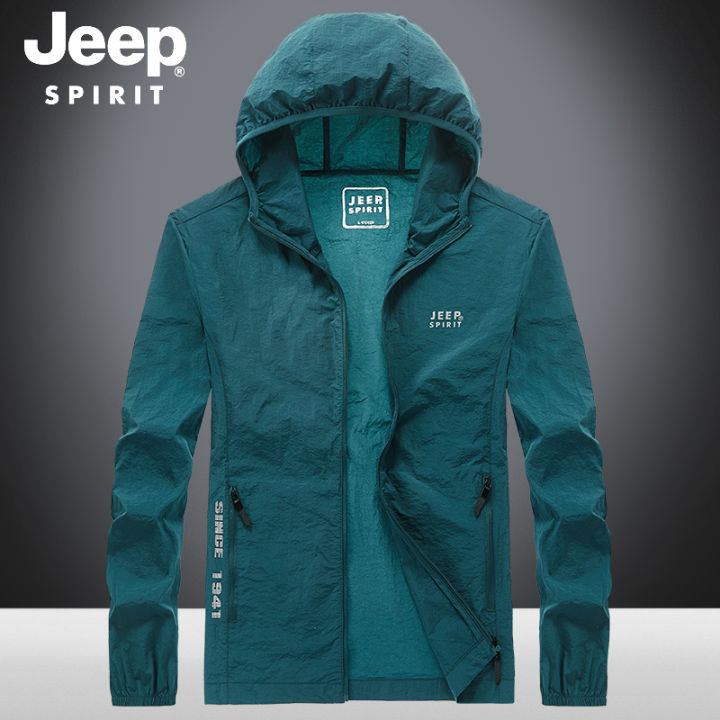 Jeep tinh thần nam áo khoác Jacket nhẹ mới Áo khoác chống nắng nam mỏng ...
