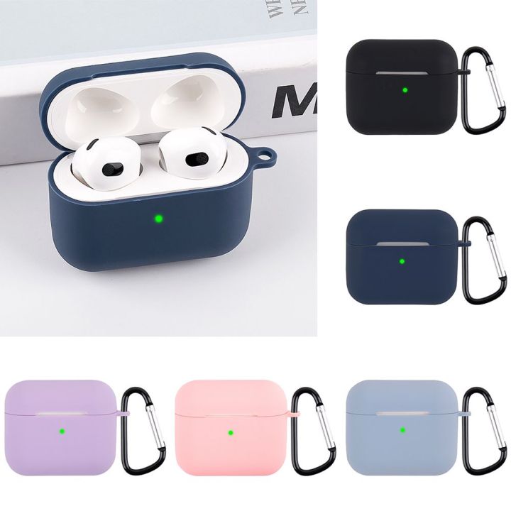 for AirPods Case Silicone Cover Full Protection with Hook