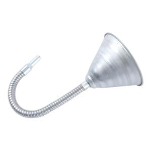 42cm Iron Fuels Funnel with Metal Multifunction Metal Funnel Heavy Duty Fuels Funnel for Car Motorcycles & Trucks