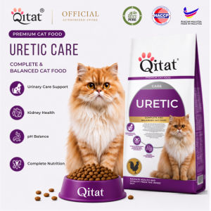 QITAT Premium Dry Cat Food【1.5KG】Chicken Flavor | Adult Cat Food | Uretic Care | Urinary Health | Kidney Support