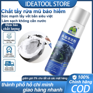 Xịt vệ sinh mũ bảo hiểm DERPU 450ml Chai xịt vệ sinh bọt tuyết khử trùng mũ bảo hiểm làm sạch nhanh
