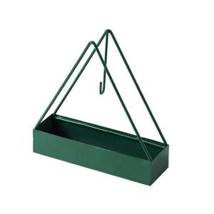 Anti-Mosquito Coil Holder with Tray Creative Wrought Iron Triangular Shape Mosquito Repellent Incense Rack