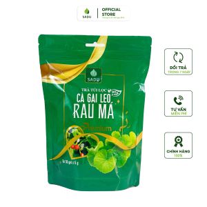 Trà cà gai leo Rau má Sadu thanh nhiệt mát gangiảm tình trạng mụn nhọtnóng trong
