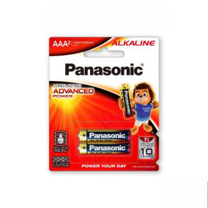 Vỉ 2 viên pin đũa AAA Panasonic Alkaline LR03T/2B 1.5V chính hãng