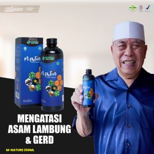 Madu Hitam Pahit M NATURE Spesial Rematik Gerd Dan Masalah Lambung Lainya (250 ML) - Kesatrian Store