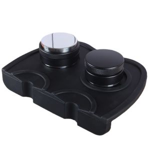Coffee Pressed Mat Corner Mat Espresso Coffee Tampers Mat Anti-skid Food Safe Silicone Rubber Tamping Coffeeware Accesso