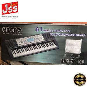 Jss ARENA ARN-S1008 keyboard piano 61keys Lcd Usb type (Original) With 1 year Warranty