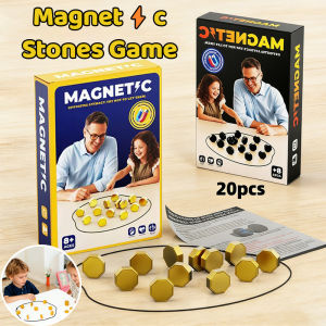 Magnetic Stones Game Chess Board Educational Toy Strategy Board Game Parent-Child Interactive Play