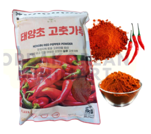 korean red chili powder use for kimchi gochugaru red pepper flakes 1kl