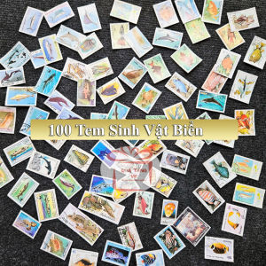 Combo 100 con tem Quốc Tế theo chủ đề giá rẻ tem sưu tập giá rẻ