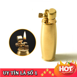 Hộp quẹt bật lửa xăng đá bằng đồng thủ công Z66 thiết kế độc đáo mới lạ - bật lửa độc lạ - bật lửa xăng (KHÔNG CHỨA XĂNG GAS)