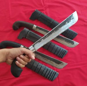 Golok Banten Baja Asli: Tebang Bambu, Kupas Kelapa & Bedong Gablogan Harga Per Pcs