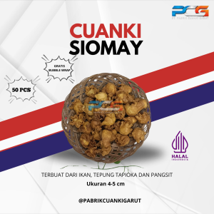 Cuanki Siomay ISI 50 PCS TERMURAH BISA COD CUANKI Lidah Instan Garut FREE BUBBLE WRAP & KARDUS |
