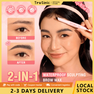 DYHF  Double Head Eyebrow Crayon With Precision Brush Delicate Smooth Long-lasting Natural Non-fading Eyebrow Pencil Waterproof Sweatproof Quickly Draw Eyebrows Eye Makeup