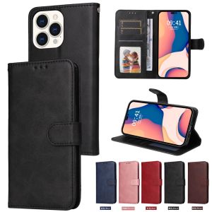 Phone Case For iPhone 15 16 14 11 12 13 Pro Max 6 6S 7 8 Plus SE 2022 X XR XS Max Magnetic Leather Wallet Card Slot Flip Cover Casing