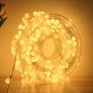 Lampu Natal Hias 240LEDS Lampu Kelap Kelip 50meter Lampu Bintang Outdoor Anti Air Lampu Tumblr with EU Plug