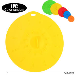 YESPERY Silicone Lids Heat Resistant Microwave Safe Bowl Cover Kitchen Pot Cover 5 Sizes Reusable Food Lids Leak-proof
