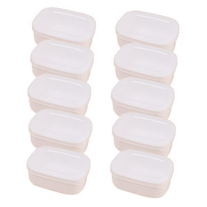 5Pcs Rice Packaging Box / Fat Loss Rice Meal Quantitative Box  / Food Sealed Containers with Lid / Food Sub-packed Box / Refrigerator Organizer Food Storage Box
