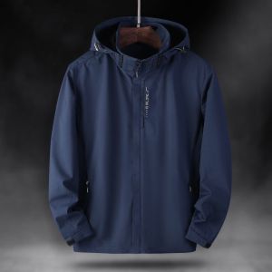 Mens Outdoor Adventure Jacket – Multi-Functional Lightweight Waterproof Breathable and Windproof Coat for All-Weather Protection and Outdoor Activities