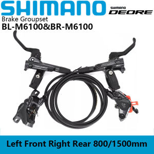 SHIMANO DEORE M6100 Brake Split Brake Hydraulic Disc Brake Caliper MTB Mountain Bikes Brake Bikes Parts