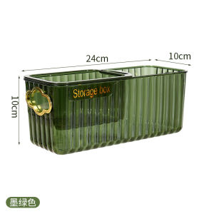 Fruit Tray Easy to Clean Hollow Design Light Luxury Draining Detachable Storing PET Lazy 2 Tier Snack Storage Box for Do