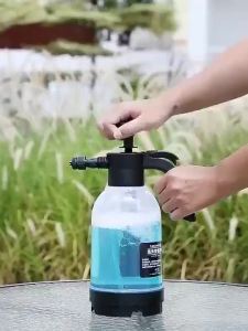 ADI TURBO 2L Hand Pump Foam Sprayer Portable Pressure Washer Foam Spray Bottle for Car Household Cleaning Tool