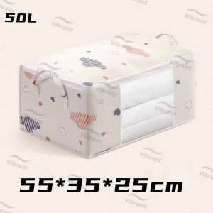 PEVA Waterproof Quilt Finishing Bag Moisture-proof Dust-proof Storage Bag Large -capacity Travel Bags Can Be Reused