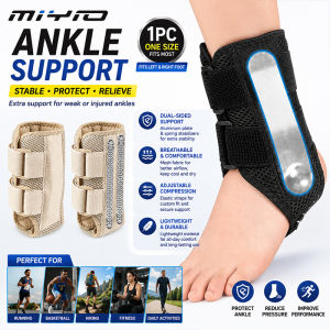 MIYIO 1Pcs Adjustable Compression Ankle Sleeve Elastic Ankle Brace Guard Foot Anti-Sprain Support Heel Protective Strap