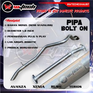 WTECH Pipa Bolt On Knalpot Mobil Avanza - Xenia - Rush - Terios