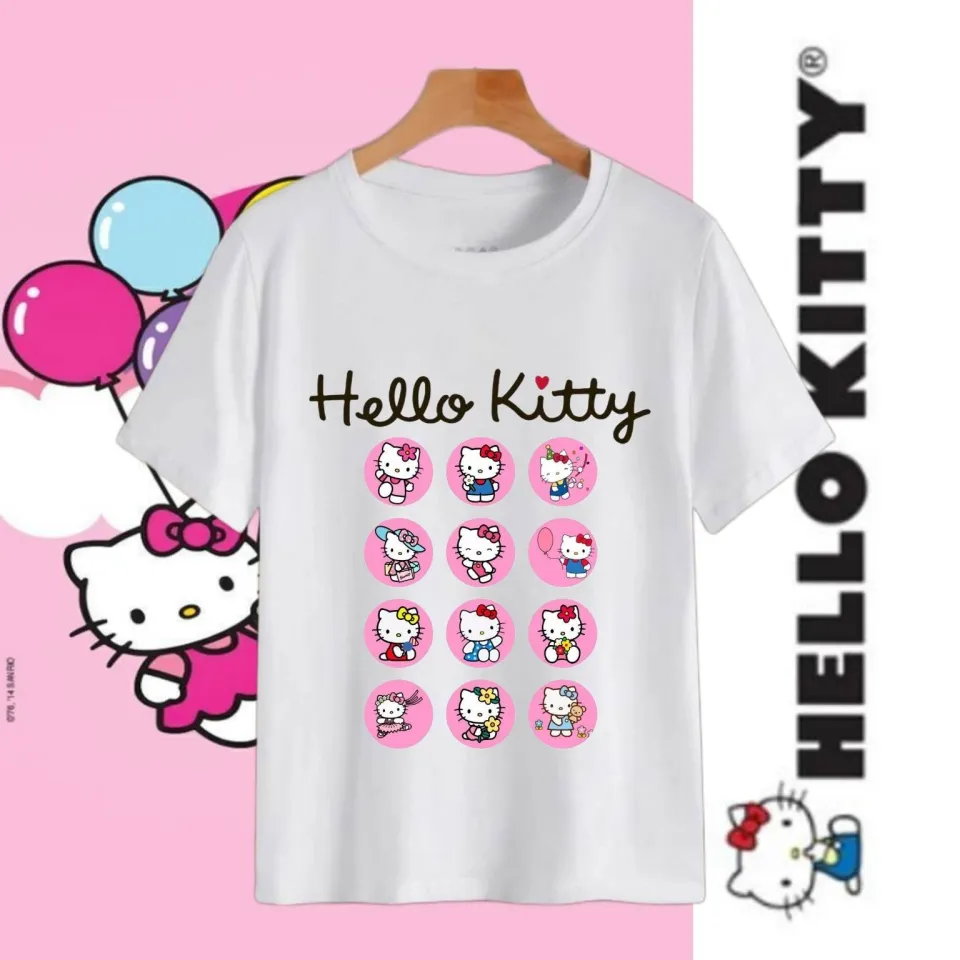 HELLO KITTY SHIRTS FOR KIDS AND ADULTS SUBLIMATION PRINT NOT FADING. Lazada PH