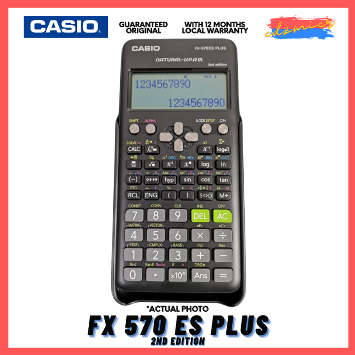 ORIGINAL Casio fx 570ES PLUS Scientific Calculator (2nd Edition)