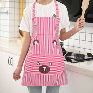 Kitchen Apron Cartoon Waterproof Oil-proof ApronsKitchen Work Clothes Wipeable Apron