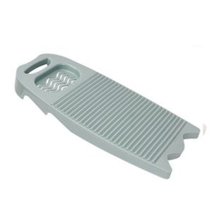 SWEET TIM ไซส์ใหญ่พิเศษ พลาสติกอ่างล้างหน้ากระดาน หนาขึ้น พร้อมรางสบู่ กระดานล้าง เครื่องมือทำความสะอาดมือ กันลื่น กระดานซักผ้าซักผ้า ของใช้ในครัวเรือน