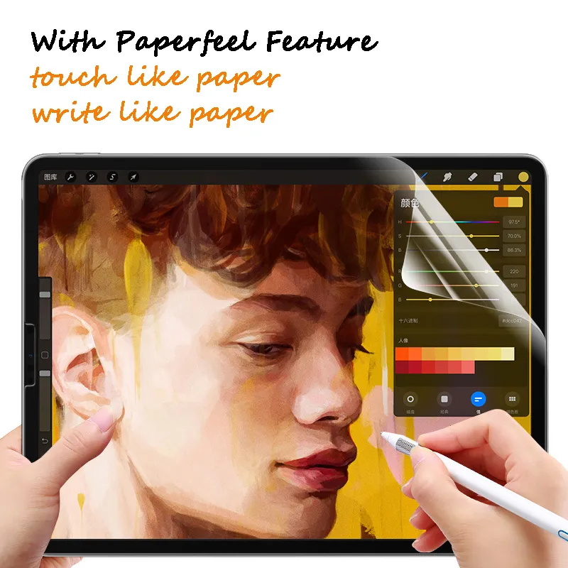 Paperfeel Film Blue Light Filter Anti Glare Screen Protector for