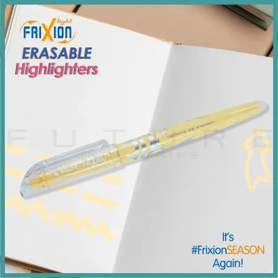 Pilot Frixion Erasable Highlighter Pen Pink Green Blue Yellow Violet Orange Chisel Tip FriXion SW-FL Frixion Light Highlighter [Future Industries]