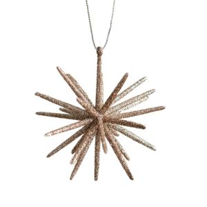 CANVELL Party Supplies Christmas Tree Star Pendant Hangging Photographic Props Christmas Tree Decorations Merry Christmas Transparent Xmas Ornament Home Decoration