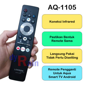 Remote TV Aqua HTR-U29A Smart TV Android Remote Pengganti - AQ 1105
