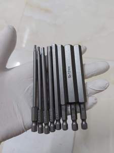 Bộ Lục Giác Lắp Nhanh Máy Khoan Máy Bắn Vít - Dài 10cm Có Nam Châm từ hút mạnh từ 2.5mm đến 12mm