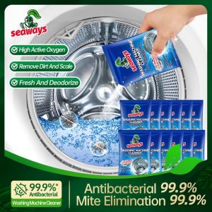 Seaways 125g Washing Machine Cleaner Antibacteria Powder antibacterial 99.9% easy to use Powder Descaler