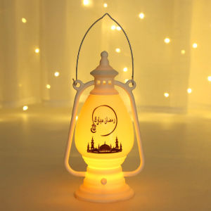 Zaman Now - Muslim Celebration Glow / Lantern Electronic Candle Wind Lamp / Lampu LED Dekorasi Muslim Free Baterai / Lampu Lentera LED Ramadhan Idul Fitri