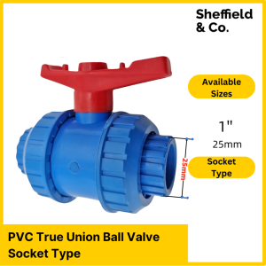 2 inch and 2.5 Inch Double loose ball valve PVC True Union Ball Valve Socket type
