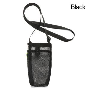 EASYEAH Travel Outdoor Portable Visible Bag Sport Water Bottle Cover Mesh Cup Pouch Mobile Phone Bag Cup Sleeve