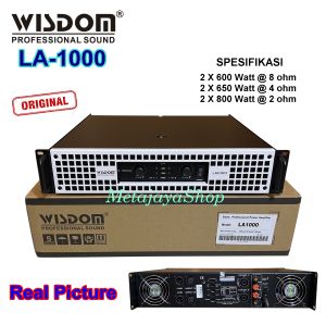 Power Amplyfier Wisdom LA1000 power wisdom la 1000 real picture