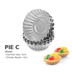 Cetakan Kue Pie Susu Cupcake Muffin Sus Pie Susu Buah Loyang Kue Mini Cheese Tart Isi 20pc