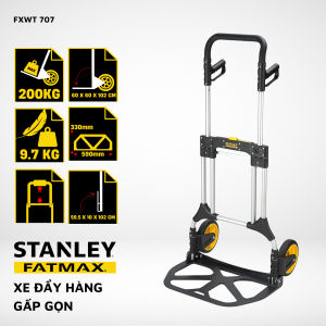 Xe đẩy hàng gấp gọn Stanley Fatmax - USA FXWT-707 tải trọng 200kg - Hàng chính hãng